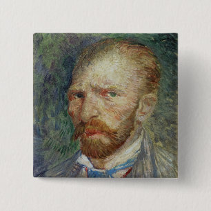 Chapa Cuadrada Vincent van Gogh Autorretrato, 1887