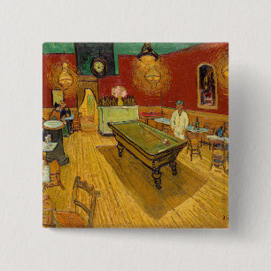 Chapa Cuadrada Vincent van Gogh - El Café Nocturno