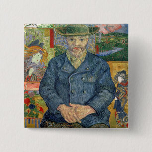 Chapa Cuadrada Vincent van Gogh el Pere Tanguy (padre Tanguy)
