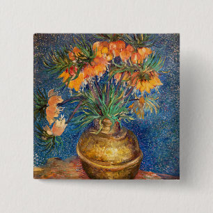 Chapa Cuadrada Vincent van Gogh - Fritillas Imperiales
