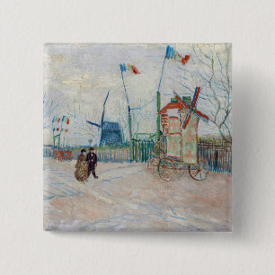 Chapa Cuadrada Vincent van Gogh - Impasse des Deux Freres