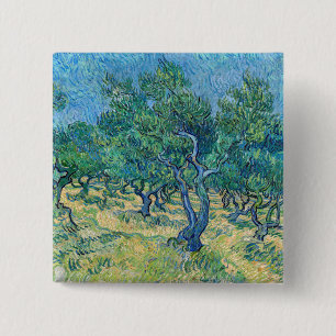 Chapa Cuadrada Vincent van Gogh - Olivar