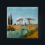 Chapa Cuadrada Vincent van Gogh - Puente Langlois en Arles #3<br><div class="desc">El puente Langlois en Arles - Vincent van Gogh,  Oil on Canvas,  1888,  Arles</div>
