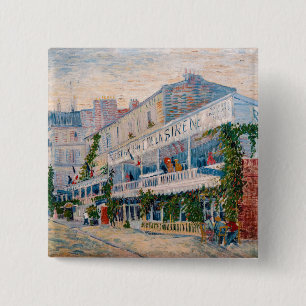 Chapa Cuadrada Vincent van Gogh - Restaurante de la Sirena