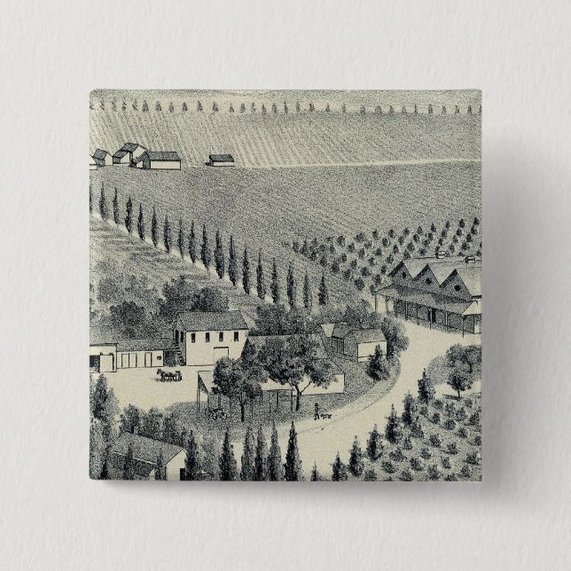 Chapa Cuadrada Viñedo Eggers, Fresno (Anverso)