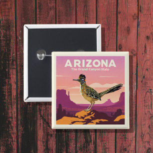 Chapa Cuadrada Vintage Arizona