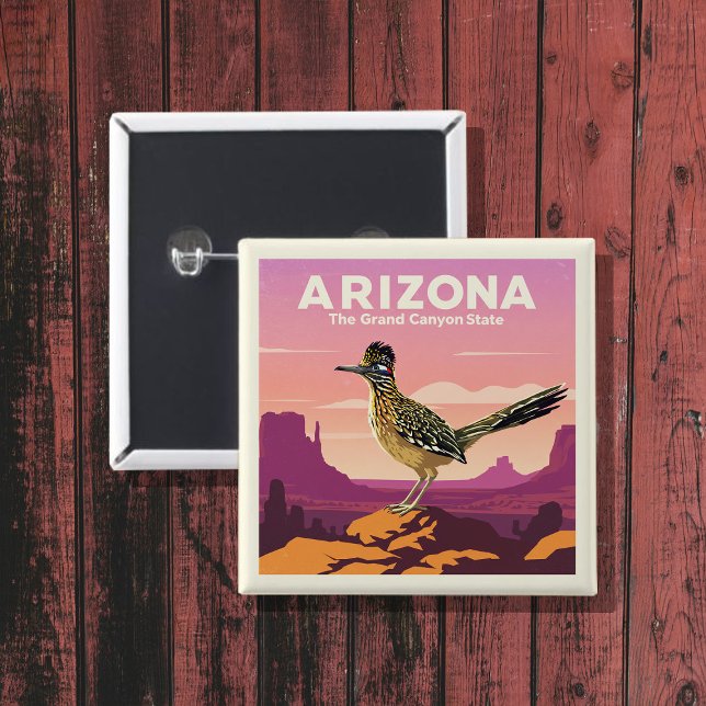 Chapa Cuadrada Vintage Arizona (Subido por el creador)