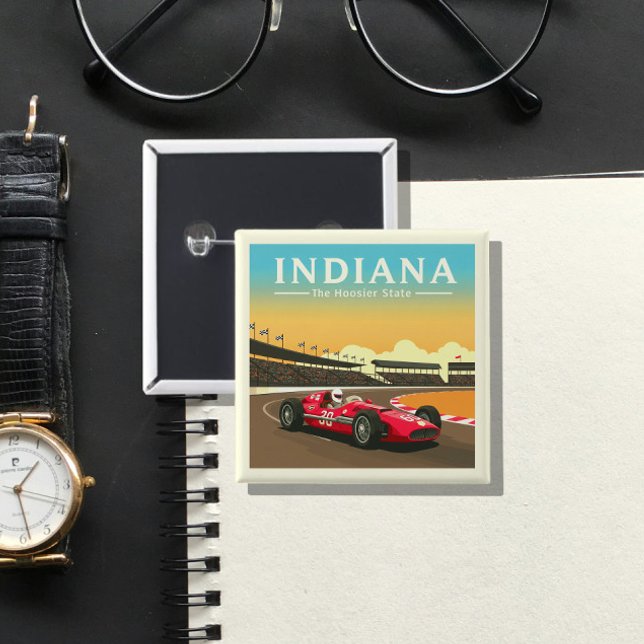Chapa Cuadrada Vintage Indiana (Subido por el creador)
