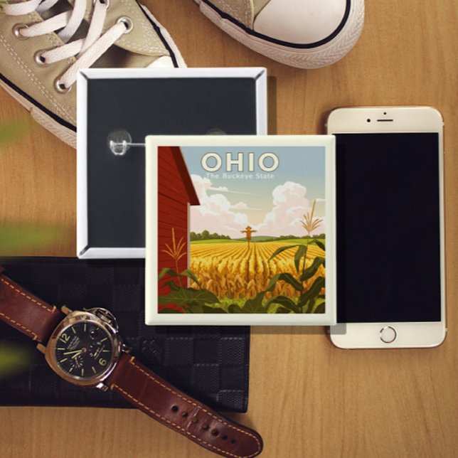 Chapa Cuadrada Vintage Ohio (Subido por el creador)