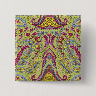 Chapa Cuadrada Vintage Paisley