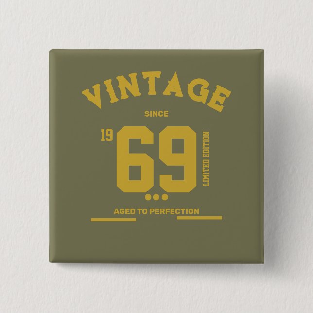 Chapa Cuadrada Vintage Since Limited Edition (Anverso)