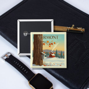 Chapa Cuadrada Vintage Vermont