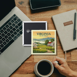 Chapa Cuadrada Vintage Virginia