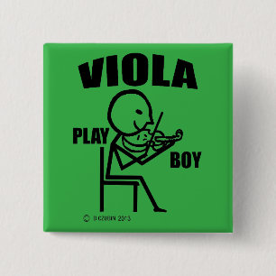Chapa Cuadrada Viola Play Boy