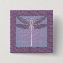 Chapa Cuadrada Violet Dragonfly
