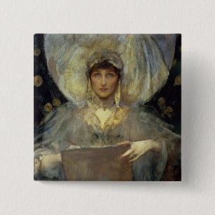 Chapa Cuadrada Violeta, duquesa de Rutland