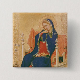 Chapa Cuadrada Virgen del anuncio