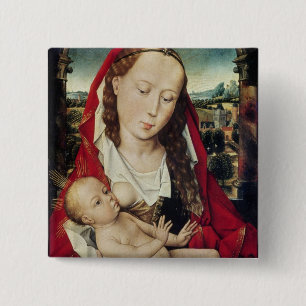 Chapa Cuadrada Virgen y niño, c.1467-70