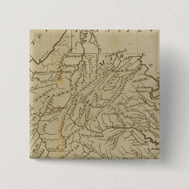 Chapa Cuadrada Virginia 12 (Anverso)