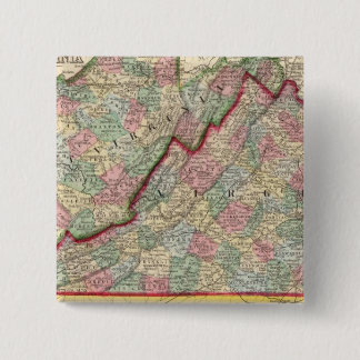 Chapa Cuadrada Virginia, Mapa de Virginia de Mitchell