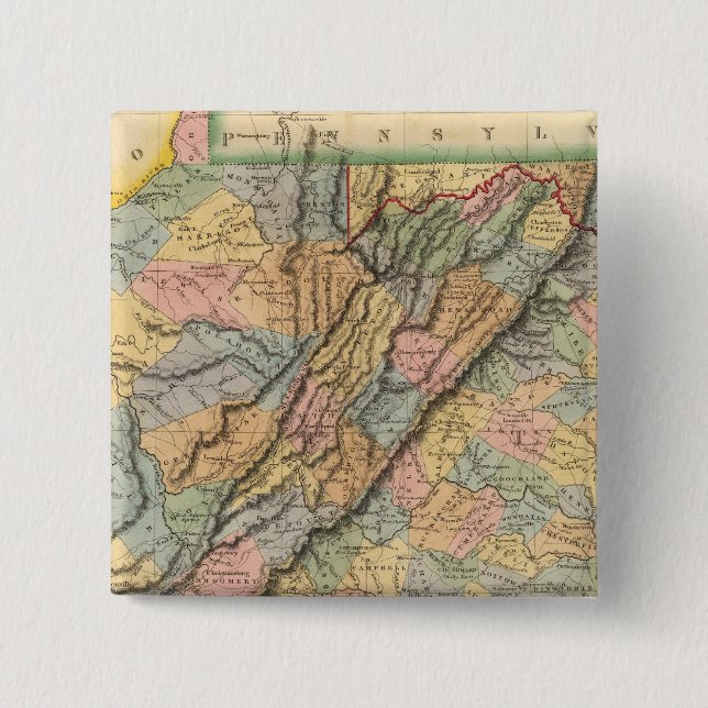 Chapa Cuadrada Virginia, Maryland 2 (Anverso)