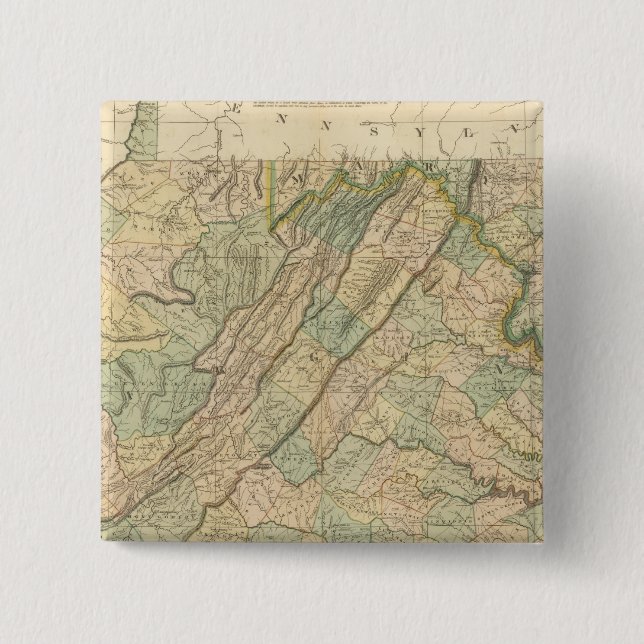 Chapa Cuadrada Virginia, Maryland, Delware (Anverso)