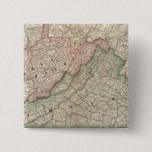 Chapa Cuadrada Virginia Occidental 2 (Anverso)