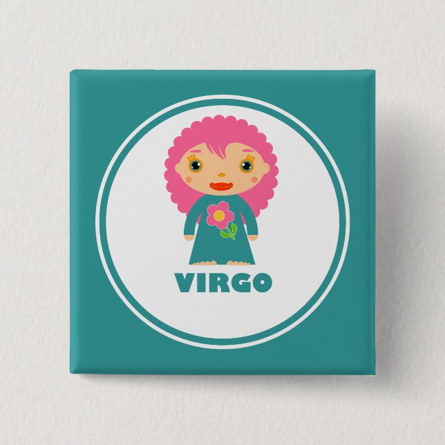 Chapa Cuadrada Virgo is my Zodiac Sign (Anverso)