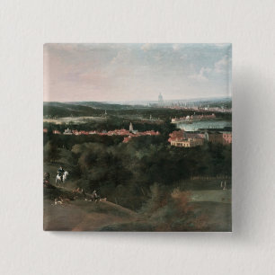 Chapa Cuadrada Visión a través del parque de Greenwich hacia