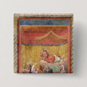 Chapa Cuadrada Vision de papa Gregorio IX 1297-99
