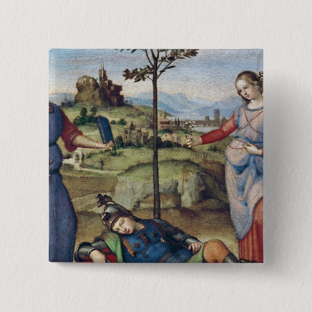 Chapa Cuadrada Vision de un caballero, c.1504 (Anverso)