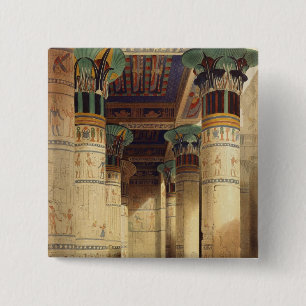 Chapa Cuadrada Visión debajo del pórtico magnífico, Philae