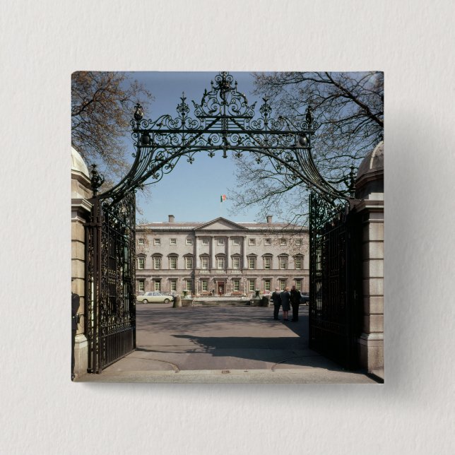 Chapa Cuadrada Visión exterior desde la puerta, construida (Anverso)