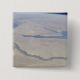 Chapa Cuadrada Vista aérea del Egipto y del Sinaí Peninsul