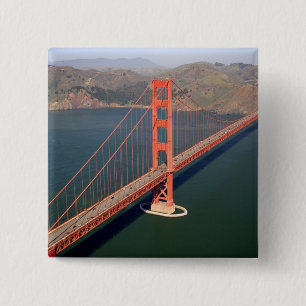 Chapa Cuadrada Vista aérea del puente Golden Gate en la 2