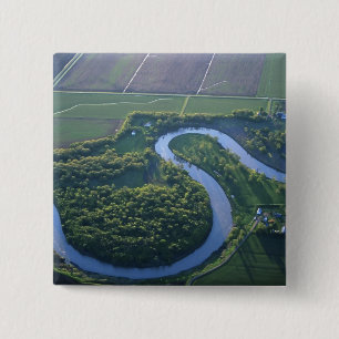 Chapa Cuadrada Vista aérea del río Rojo del Norte