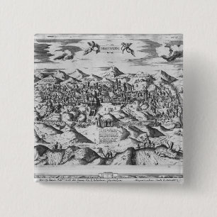 Chapa Cuadrada ¿Vista de Jerusalén, 1570?