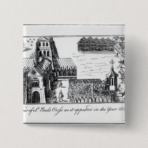 Chapa Cuadrada Vista de la cruz de San Pablo