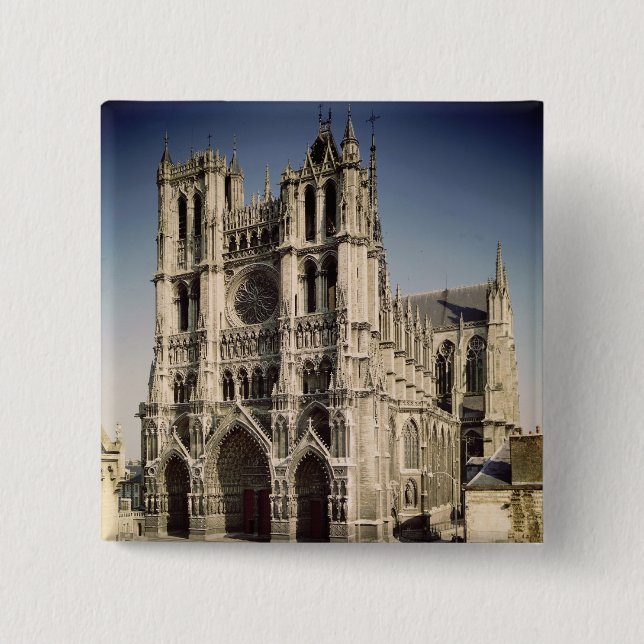 Chapa Cuadrada Vista de la fachada del oeste, c.1220-70 (Anverso)