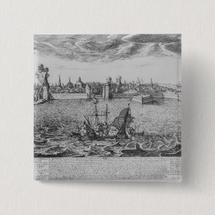 Chapa Cuadrada Vista de La Rochelle