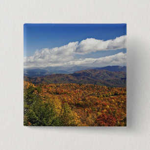 Chapa Cuadrada Vista de otoño de las montañas del sur de los Apal