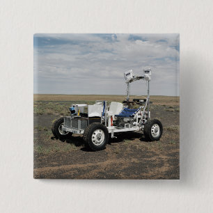 Chapa Cuadrada Vista de un vehículo lunar de 1-G Rover