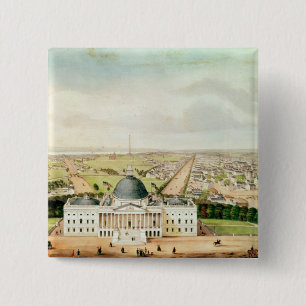 Chapa Cuadrada Vista de Washington