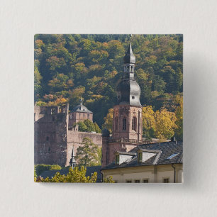 Chapa Cuadrada Vista del casco antiguo de Heidelberg