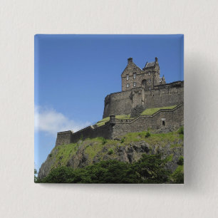 Chapa Cuadrada Vista del Castillo de Edimburgo, Edimburgo, Escoci