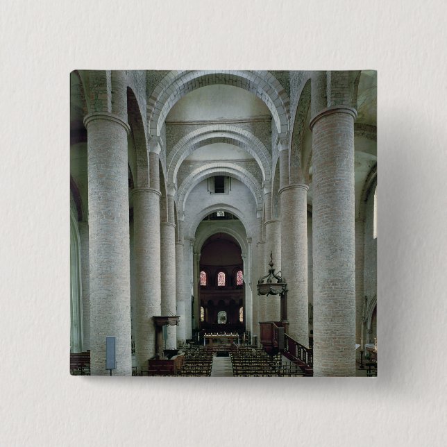 Chapa Cuadrada Vista del cubo, mirando hacia el altar (Anverso)