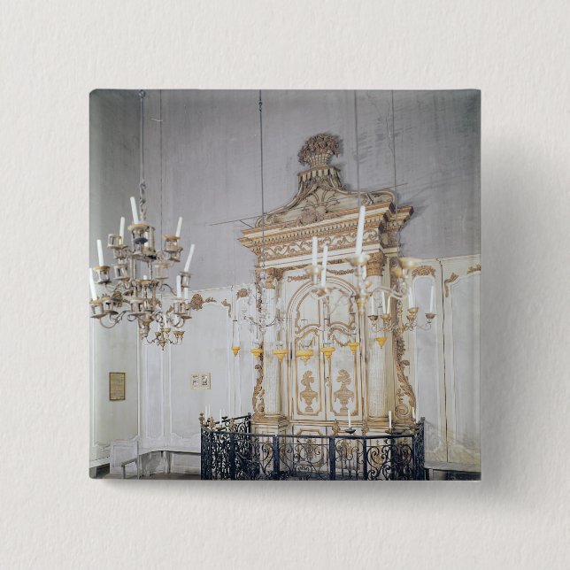 Chapa Cuadrada Vista del interior de la Cavaillon (Anverso)