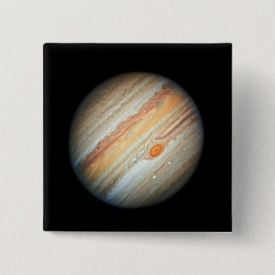 Chapa Cuadrada Vista del planeta Júpiter (Telescopio Hubble)