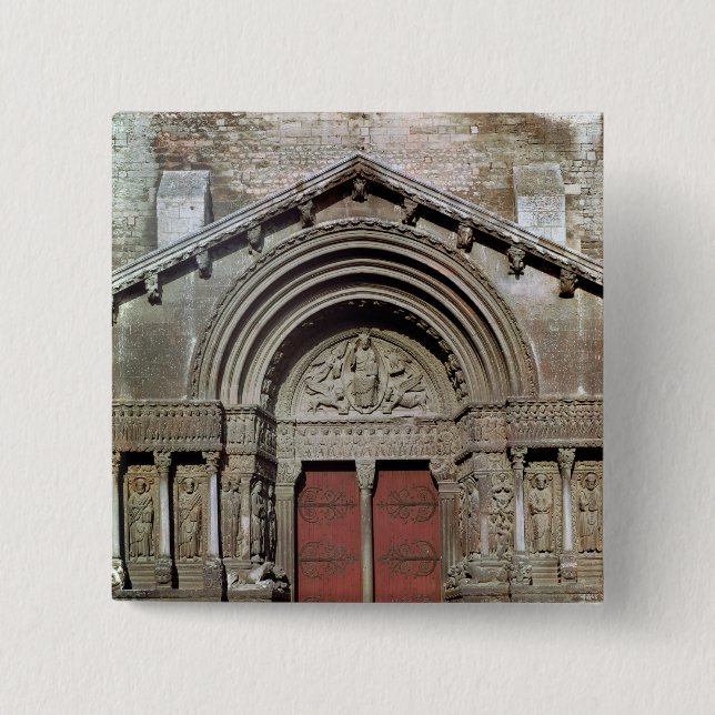 Chapa Cuadrada Vista del portal (Anverso)