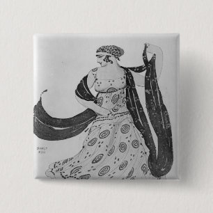 Chapa Cuadrada Vista el diseño para "Cleopatra", 1910